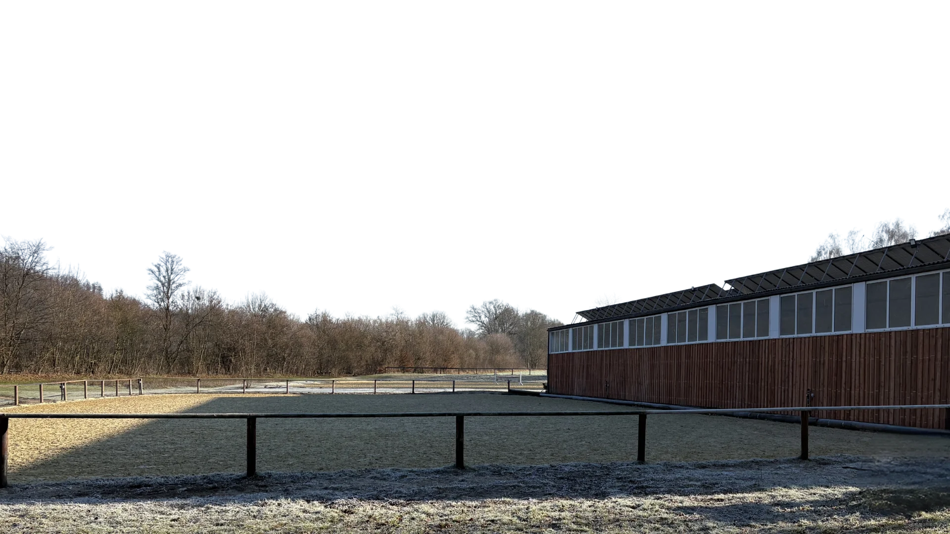 Vergrößerter Abreiteplatz Reitturnier Niederbergheim