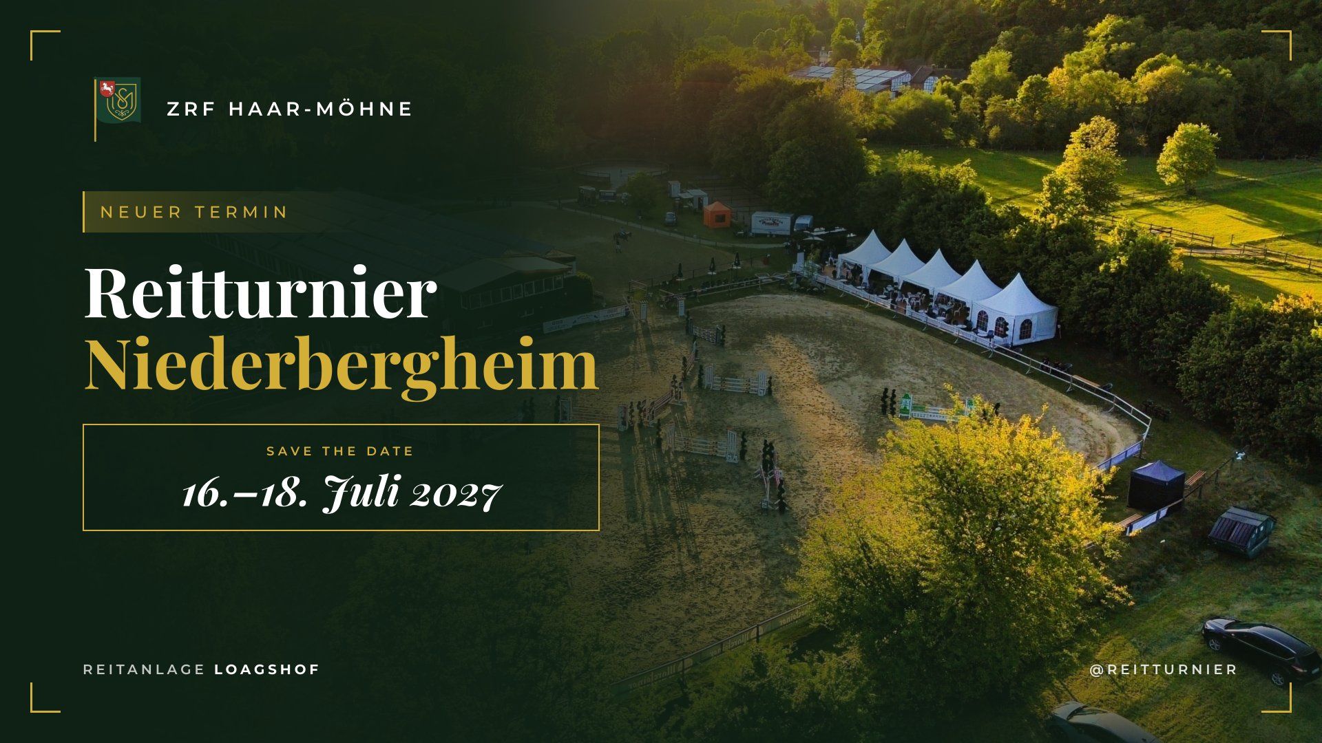 Reitturnier Niederbergheim – 16. bis 18. Juli 2027