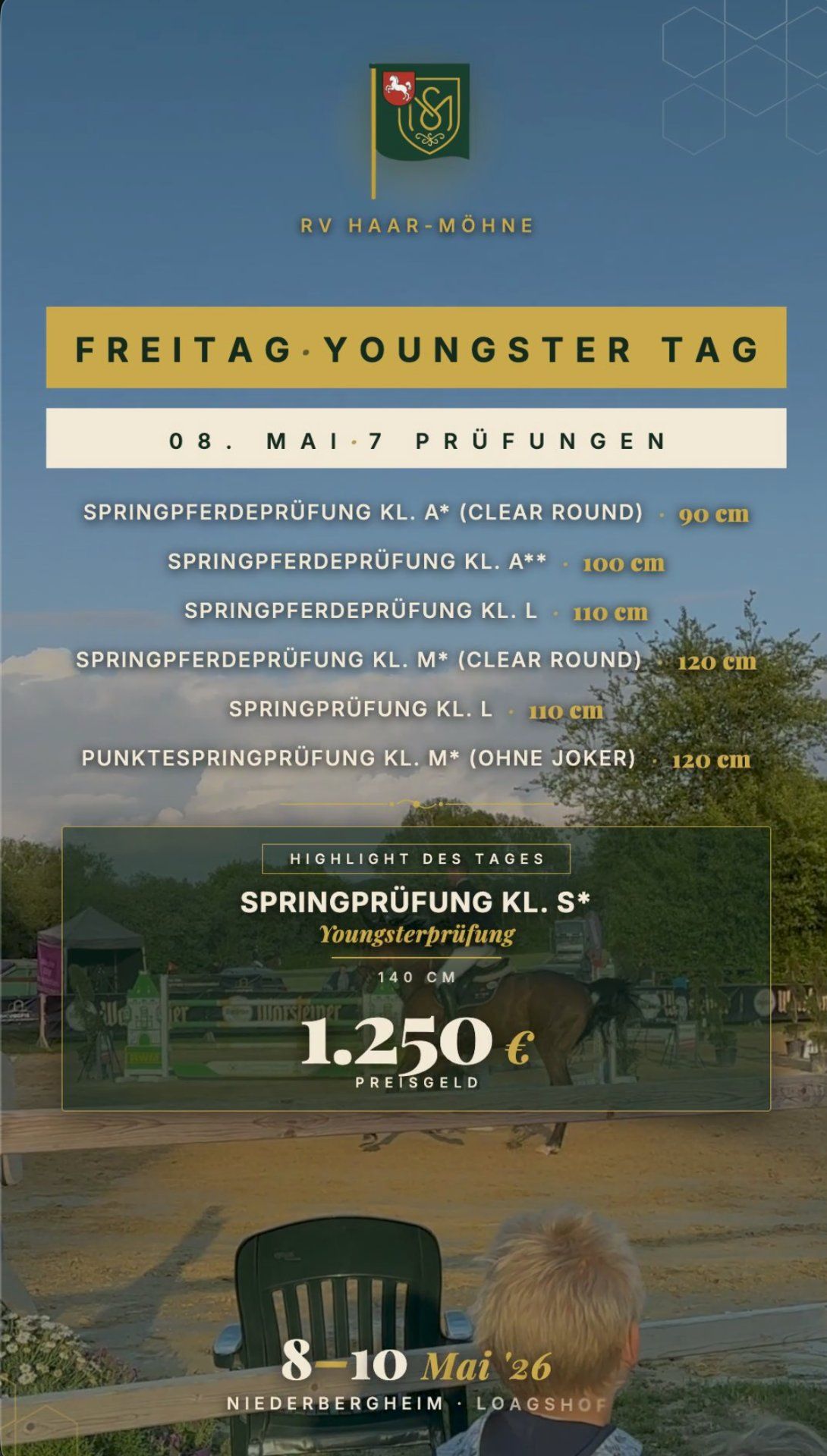 Freitag, 8. Mai: Der Youngster-Tag